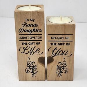 Two Pack Tea Candle Holder Set